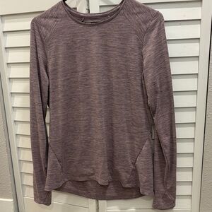 REI Women's Mauve Heather Long Sleeve Tee medium